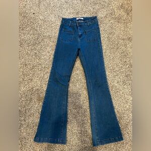 Classic Dark Denim Flare